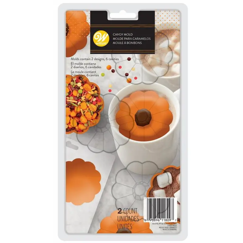 Varm chokladbomb form Pumpa Halloween