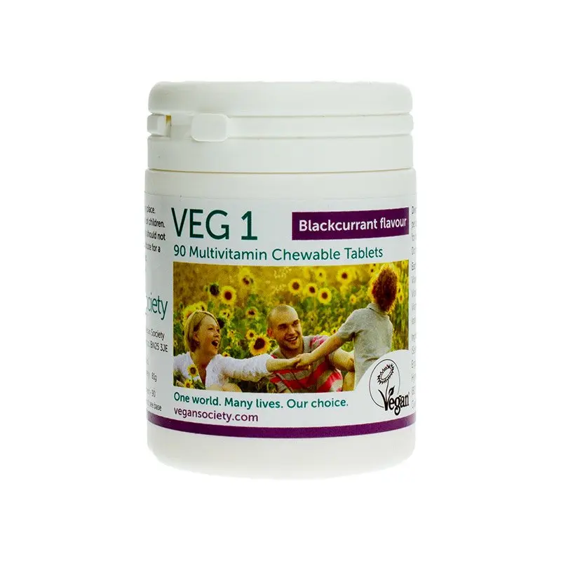 VEG 1-multivitamin, svarta vinbär, 81 g