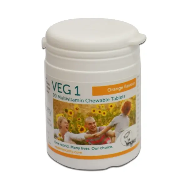 Veg1-multivitamin, apelsin, 81 g