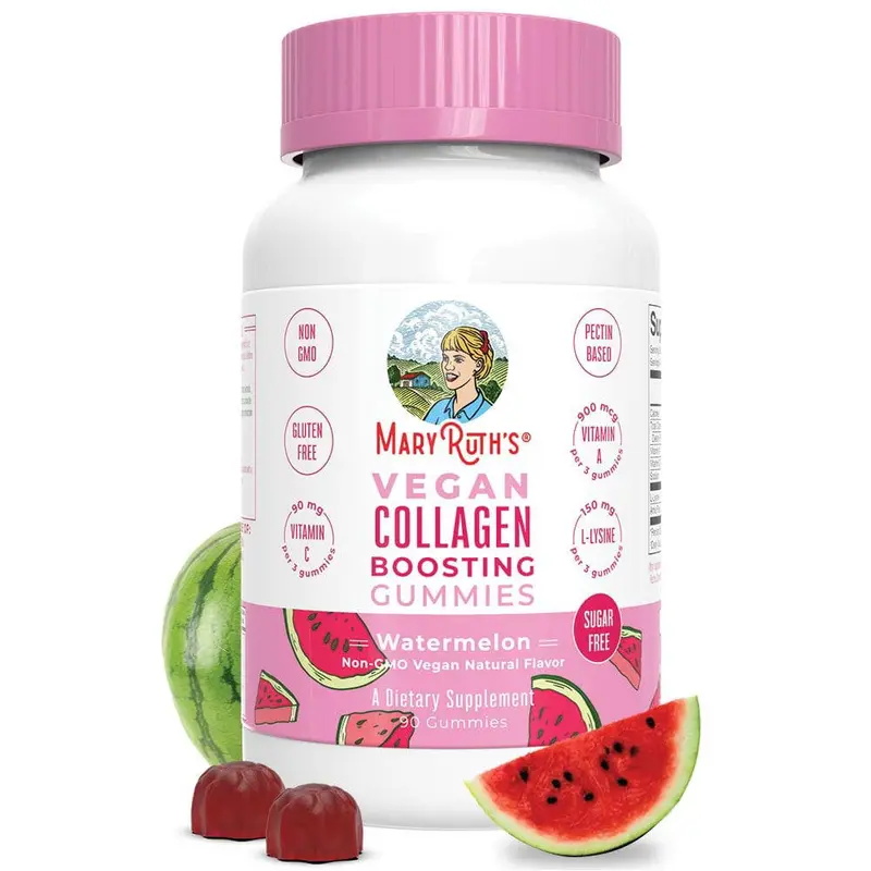 Vegan Collagen Boosting Gummies 60 st - Mary Ruth´s