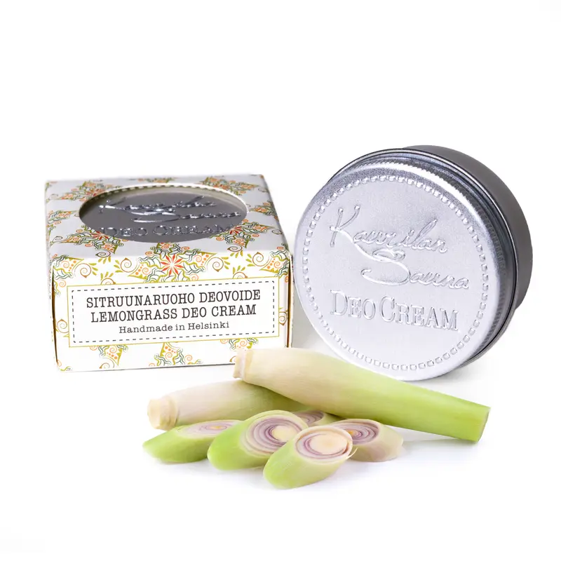 Vegan Deo Kräm Citrongräs, resestorlek, 35 g