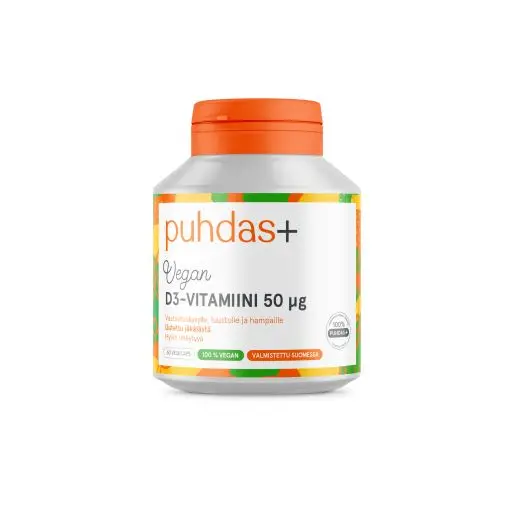 Vegansk D3-vitamin, 50 μg