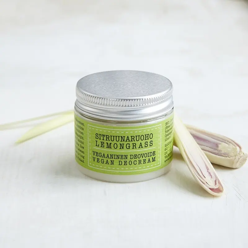 Vegansk deokräm, citrongräs, 50 ml