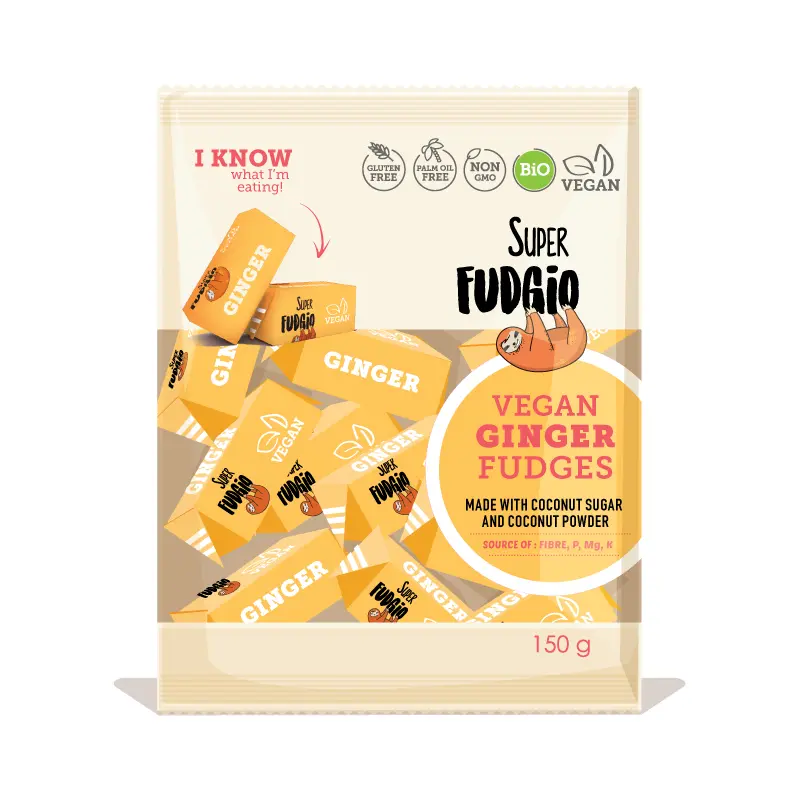 Vegansk ingefärakaramell, 150 g