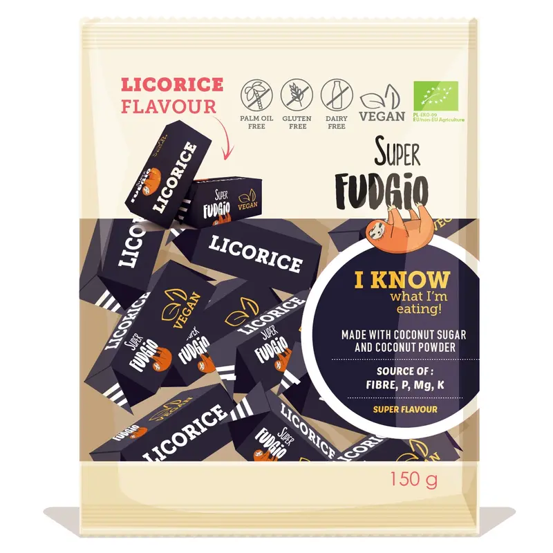Vegansk lakritskola, 150 g