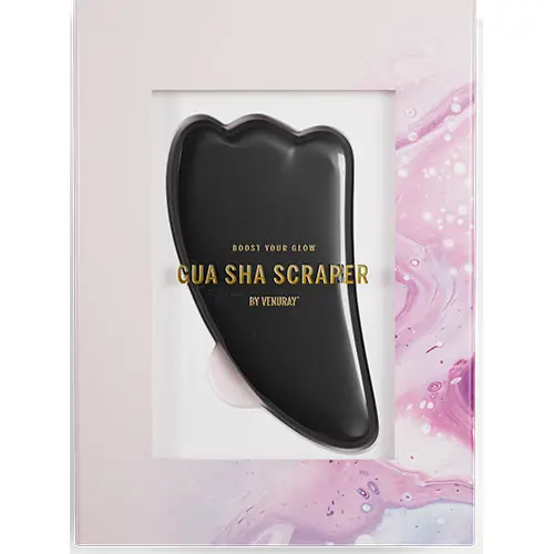 Venuray Gua Sha Sten | Black Obsidian