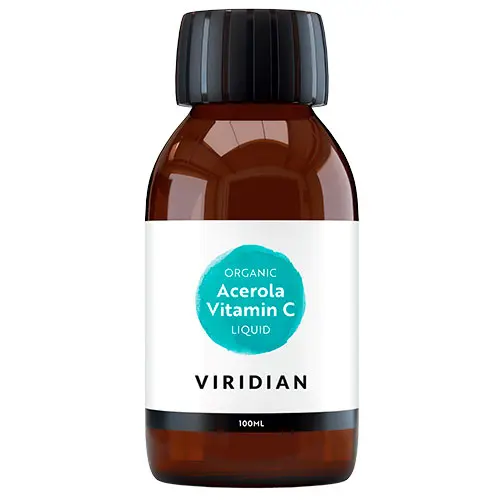 Viridian Nutrition Acerola C Vitamin flytande Ekologisk | 100 ml