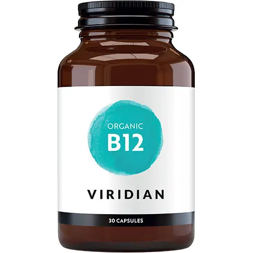 Viridian Nutrition B12-vitamin Kapslar Ekologisk | 30 kapslar