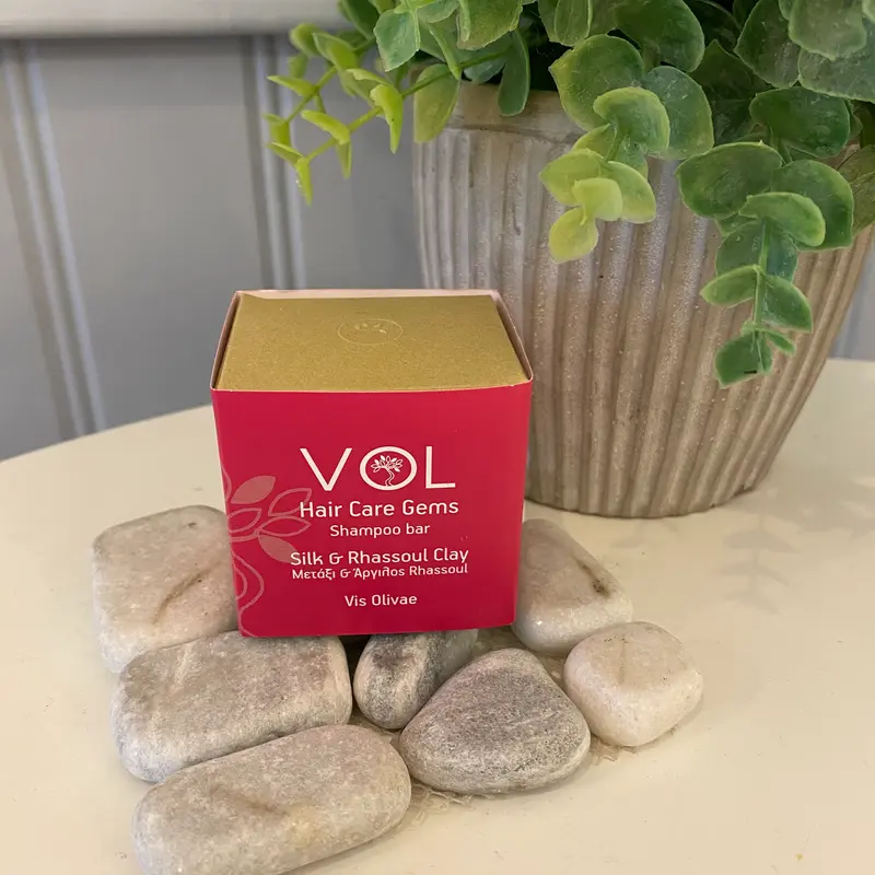 Vis Olivae - Shampo bar Silk & Rhassoul Clay