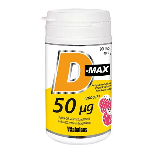 Vitabalans D-max 50 μg | 90 tabletter