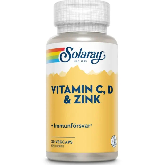 Vitamin C, D & Zink 30 kap