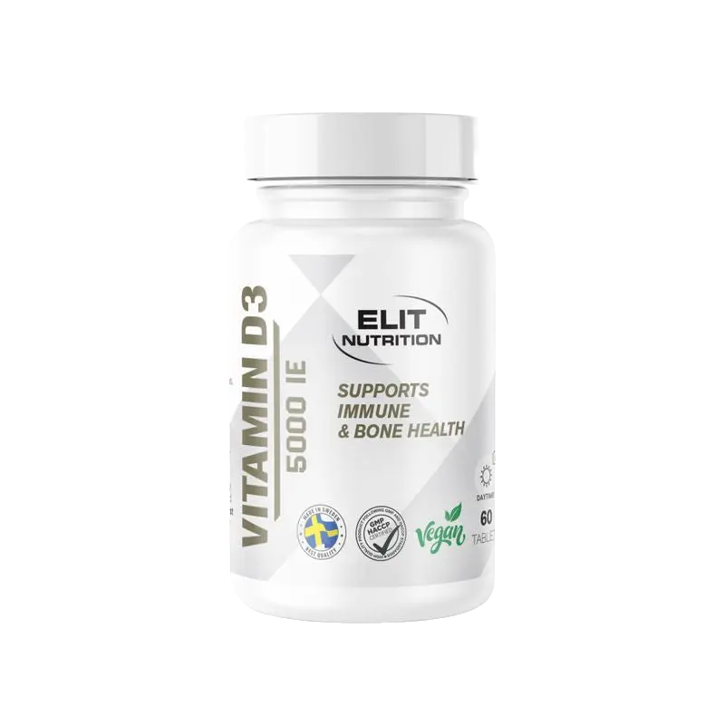 VITAMIN D3 - 5000IU, 60 tabletter