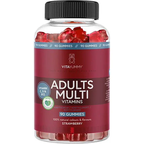 VitaYummy Adults Multi Strawberry | 90 vingummin