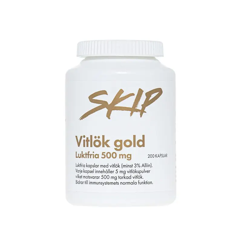 Vitlök Gold 500 mg, 200 kap