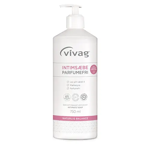 Vivag Intimtvål Parfymfri | 750 ml