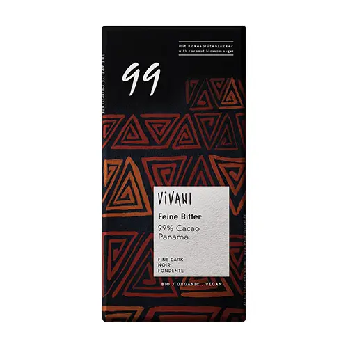 Vivani Mörk Choklad 99% | 80 g
