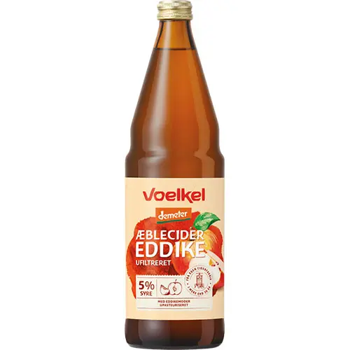 Voelkel Äppelcidervinäger ofiltrerad Ekologisk Demeter | 750 ml