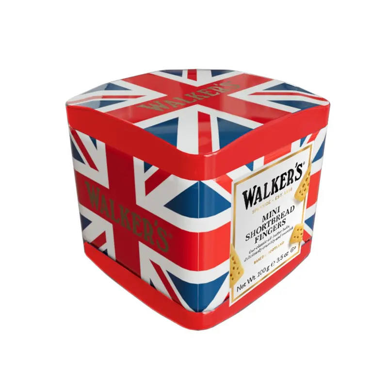 WALKERS MINI SHORTBREAD FINGERS UNION JACK TIN 100G