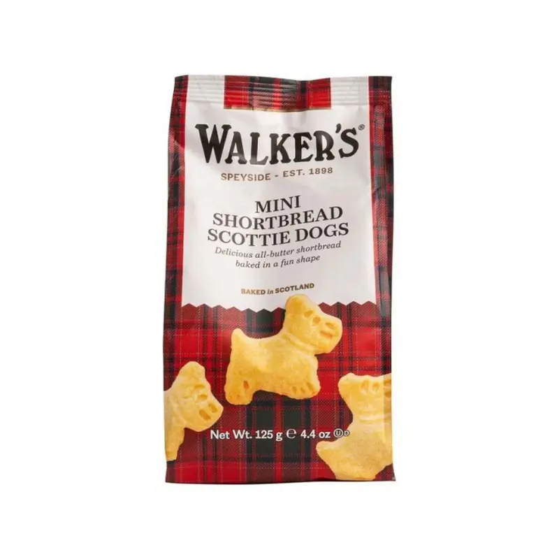 WALKERS SHORTBREAD SCOTTIE DOGS 125G