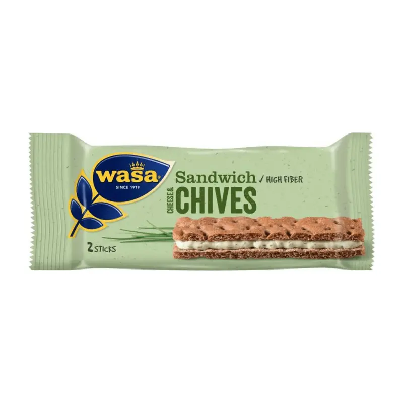 WASA Sandwich Cheese Chives 24 X 30g