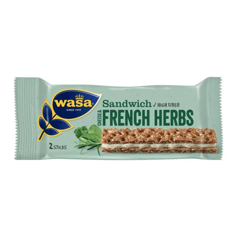 WASA Sandwich Cheese & French Herbs 24 X 30g