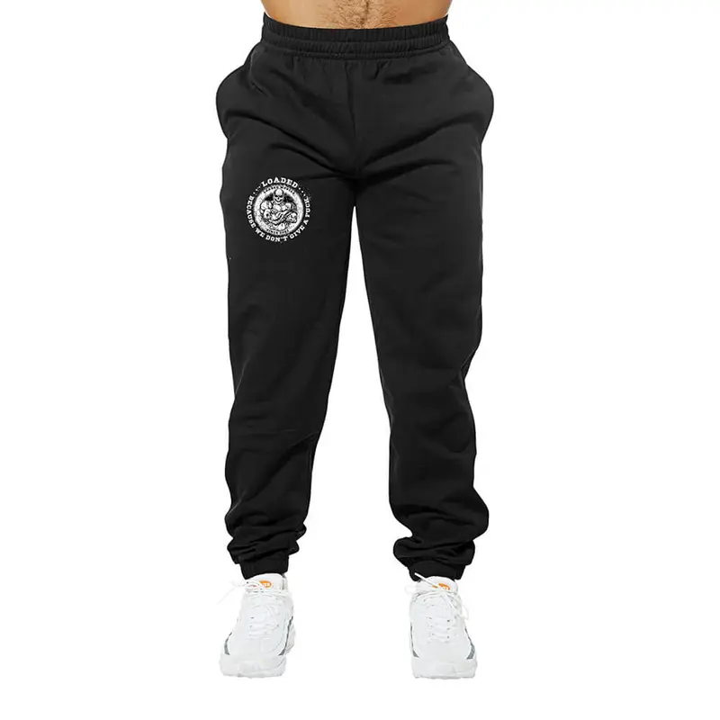 We Don't Give A Fuck Sweatpants - Black