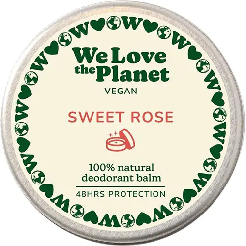 We Love The Planet Deodorant Balm | Sweet Rose