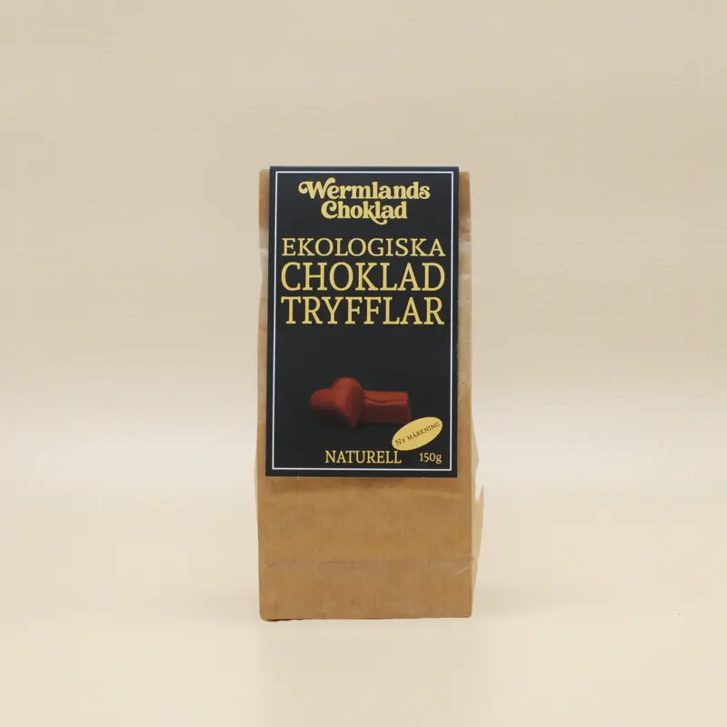 Wermlandschoklad Ekologisk Chokladtryffel Naturel