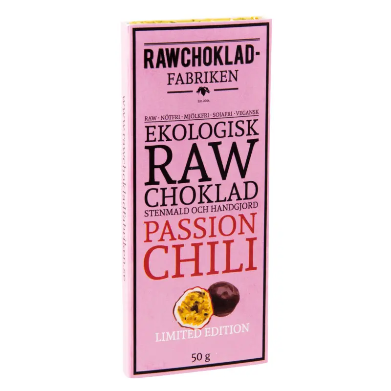 WermlandsChoklad Rawchoklad Passion Chili 73% 50g