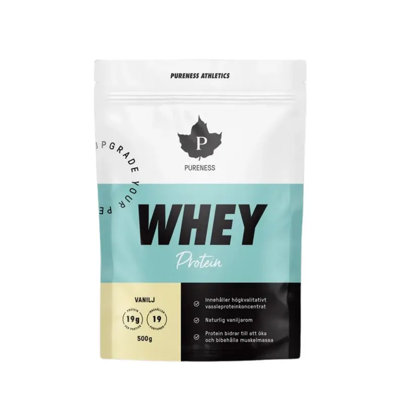 Whey Protein Vanilj - 500 g - Pureness