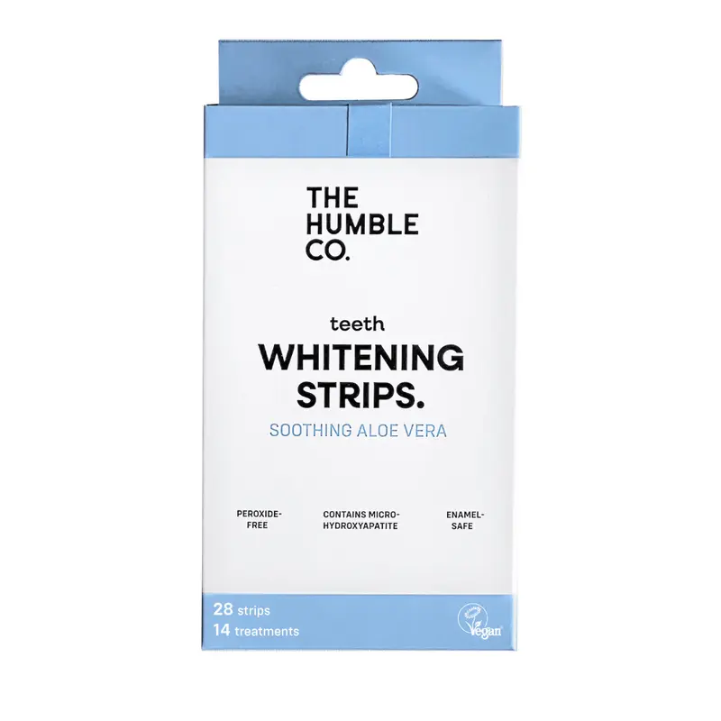 Whitening Strips Aloe Vera 28 strips - The Humble Co