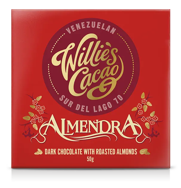Willie’s Cacao Almendra, 70% 50g