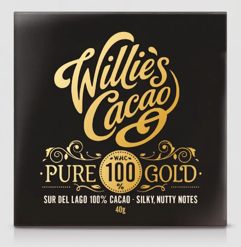 Willie’s CacaocPure Gold, 100% 40g