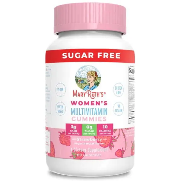 Women´s Multivitamin Gummies Strawberry 60 st - MaryRuth´s