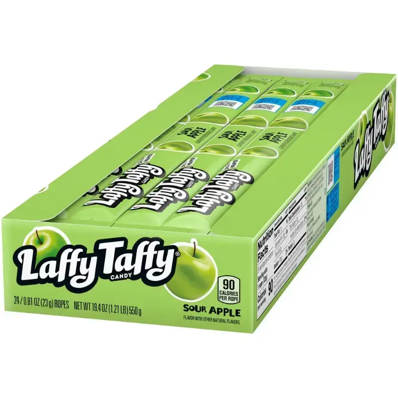 Wonka Laffy Taffy Sour Apple 24st x 23g