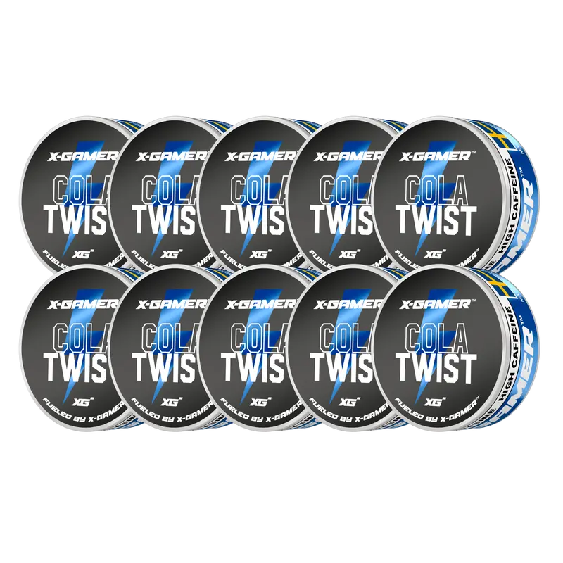 X-Gamer - Cola Twist Energy Pouches (10x)