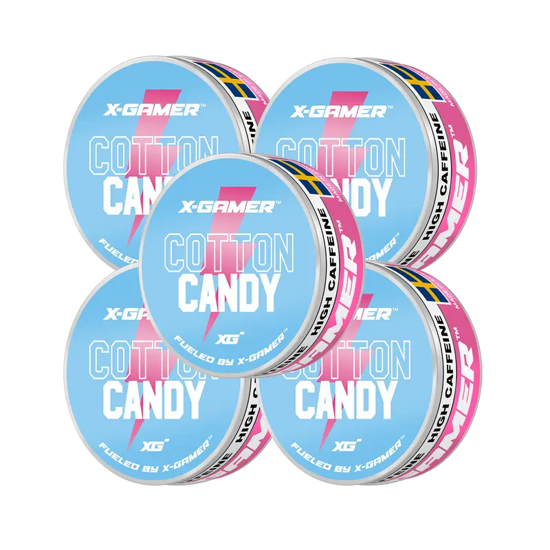 X-Gamer - Cotton Candy Energy Pouches (5x)
