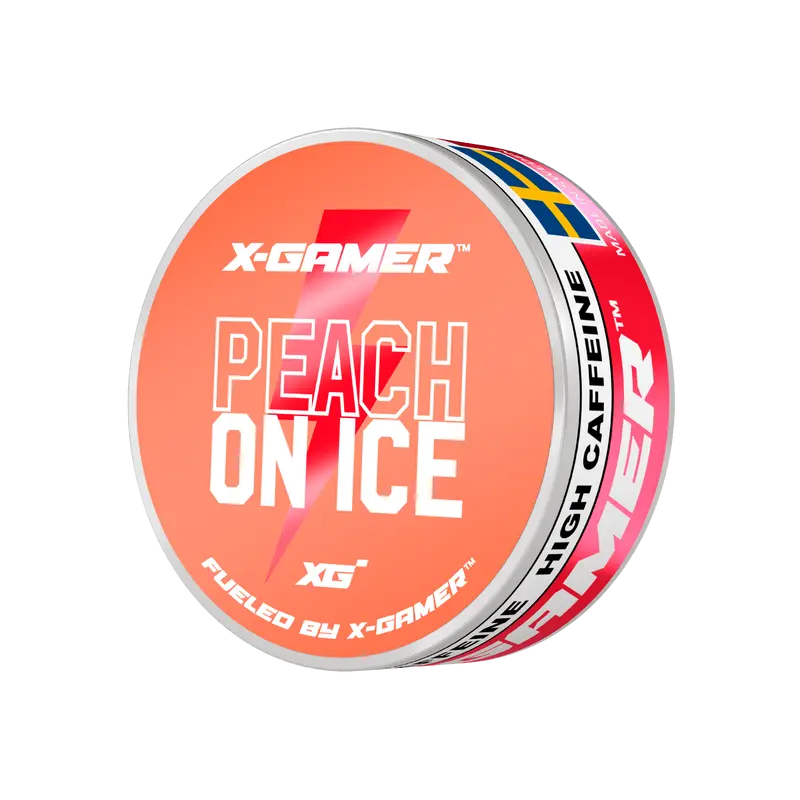 X-GAMER - PEACH ON ICE ENERGY POUCHES