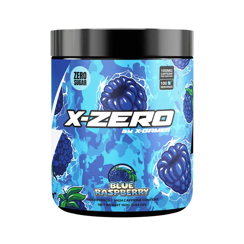 X-Zero Blue Raspberry (160g/100 servings)