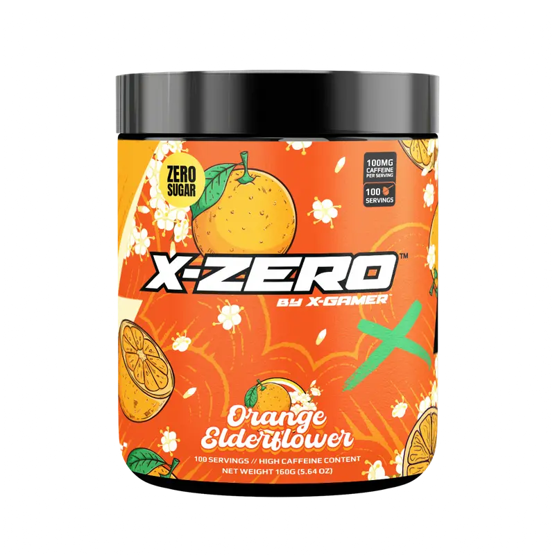 X-Zero Orange Elderflower (160g/100 servings)