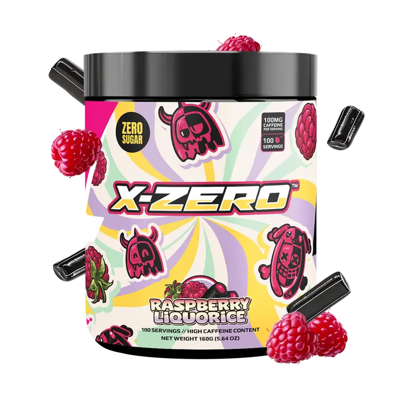 X-Zero Raspberry Liquorice (160g / 100 Servings)