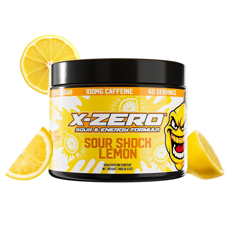 X-Zero Sour Shock Lemon (240g / 60 Servings)