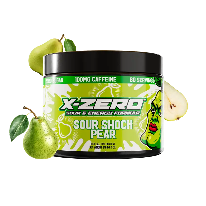 X-Zero Sour Shock Pear (240g / 60 Servings)