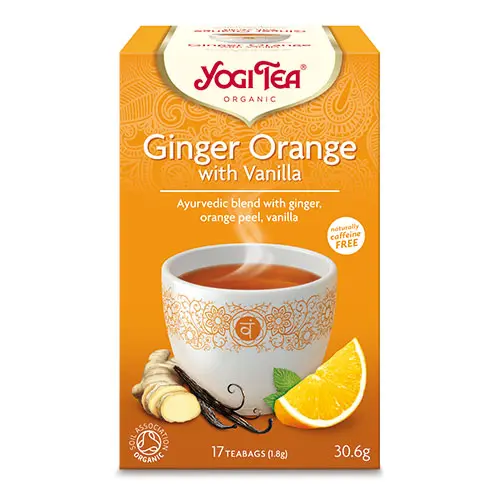 Yogi Te Ekologisk | Ingefära Apelsin med Vanilj