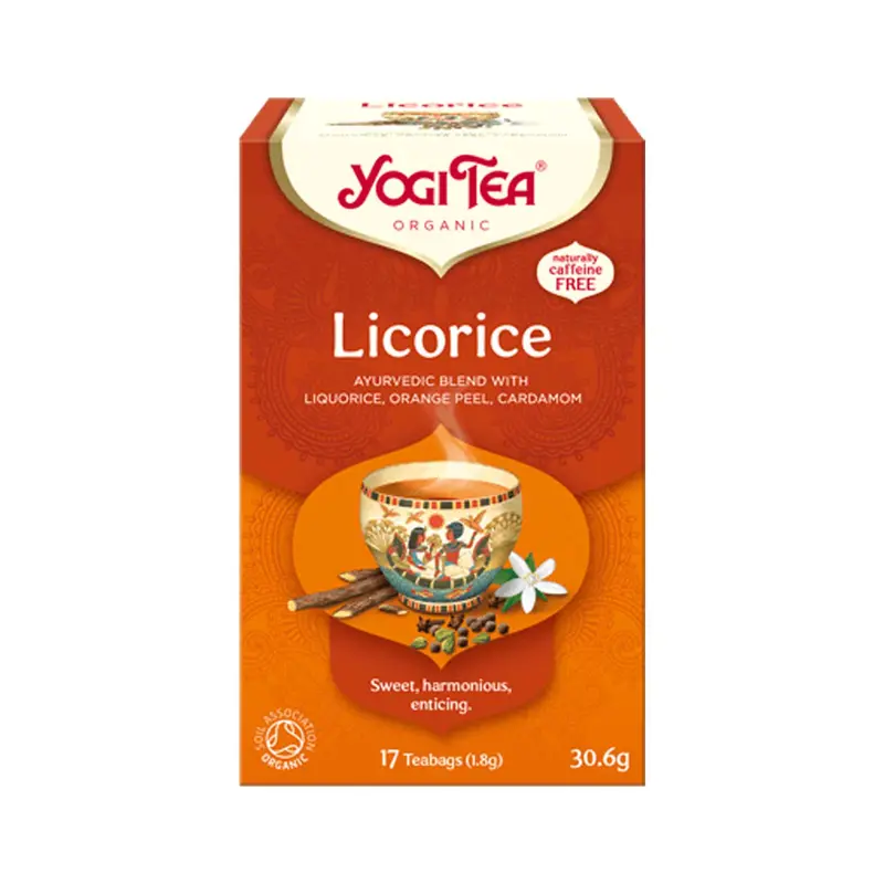 Yogi Tea Licorice, 17 pås Eko