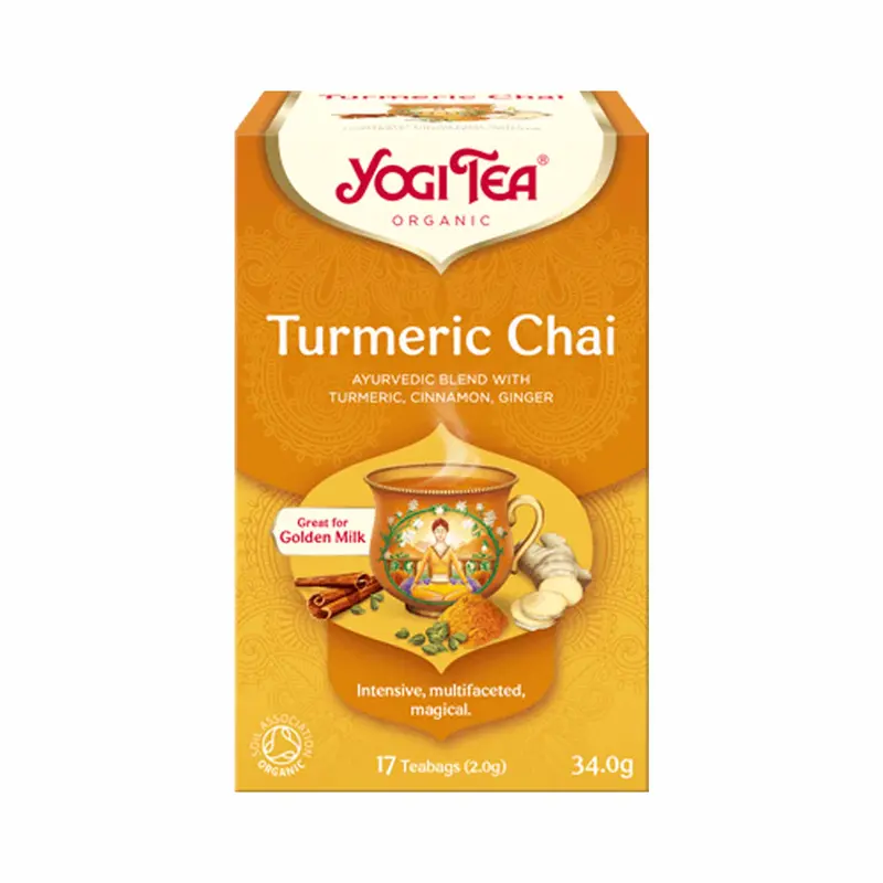 Yogi Tea Turmeric Chai, 17 pås Eko