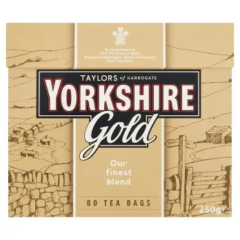 YORKSHIRE GOLD 80 TEA BAGS 250G