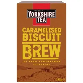 Yorkshire Tea Caramelised Biscuit Brew 112g, 40påsar