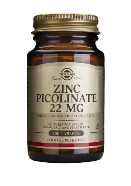 Zinc Picolinate, 30 g, 100 tabletter