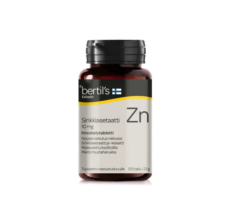 Zinkacetat Sugtablett, 120 st.